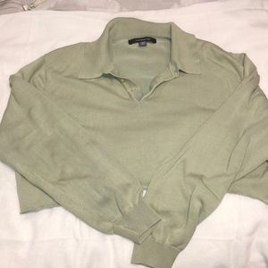 Long sleeve crop top